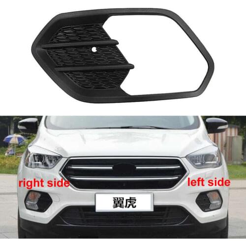 For Ford Kuga 2017 2018 Fog Light Cover Fog Lamp Shell Front Bumper Grille Driving Lamp Cover