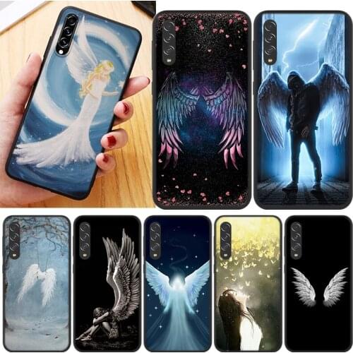Fallen Angel Wings Art For Samsung Galaxy A90 A80 A70 A70S A60 A50 A40 A30 A20S A20E A2Core A10 A10E A10S M20 Phone Case