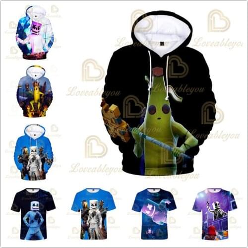 3 To 14 Years Kids Fortnite Hoodies Game 3D Printed Hoodie Sweatshirt Boys Girls Harajuku Cartoon Jacket Tops Teen Clothes