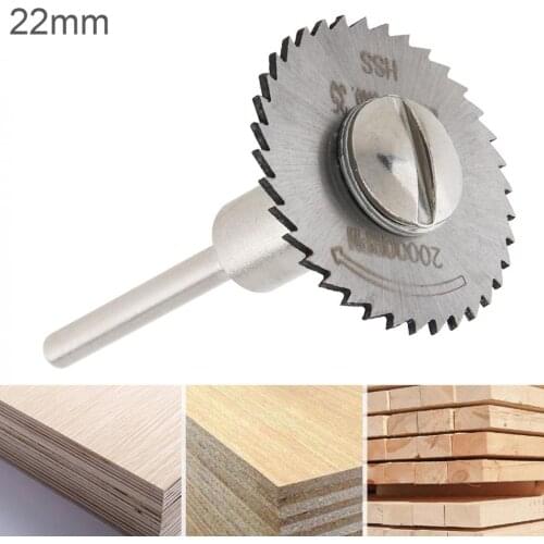 22mm HSS Tool Cutting Mandrel Disc Blade and Circular Blade Mini Saw Blade Multifunctional Saw Blade High Speed Steel