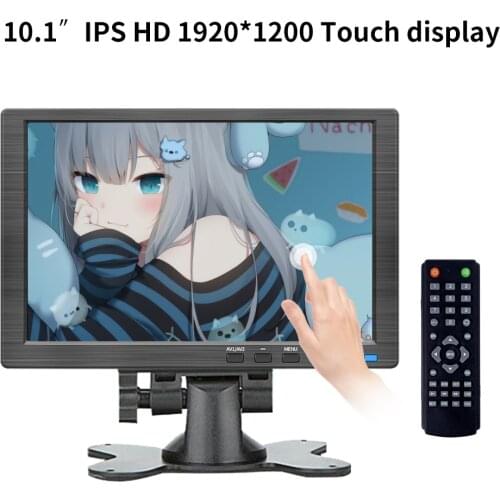 10.1 inch gaming laptop touch screen 1920X1200IPS monitor, suitable for PC/PS3/PS4/Xbox/with HDMI/VGA/USB/AV/BNC interface