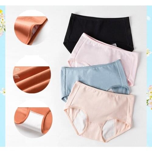 3pcs/lot Leak Proof Menstrual Panties Physiological Women Underwear women Panties for periods period Underwear panties Female