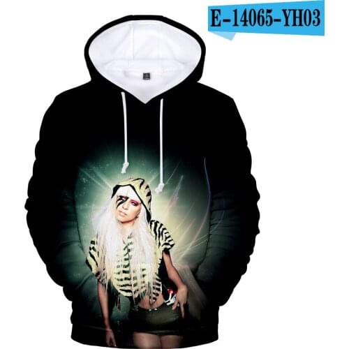 2021 New Men Women Fashion Print Sweatshirts Personality Lady Gaga 3D Hoodies Boy/girls Hip Hop Streetwear Lady Gaga Hooded Tops