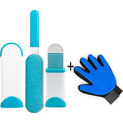 INBEPET Pet Grooming Glove Hair Remover Brush Gentle Deshedding Efficient Pet Mitt Pet Massage Gloves Perfect for Dogs & Cats