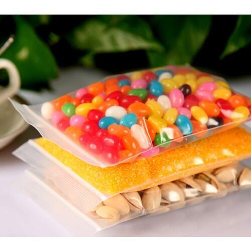 Plastic Packaging Bags Wholesale 100pcs 16x24CM Clear Zip Lock PE Transparent Display Jewelry Gift Bag