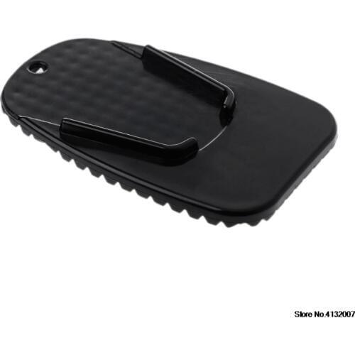 Motorcycle Bike Kickstand Side Kick Stand Pad Plate Base For Yamaha Honda Harley