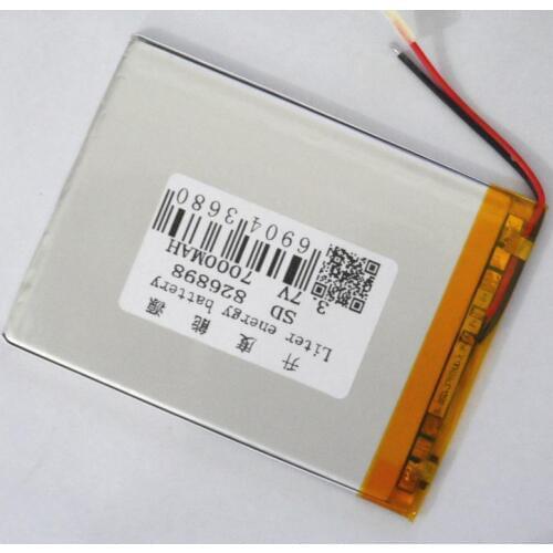 Polymer lithium battery factory direct selling 826898 3.7V 7000mAh large capacity A product pure cobalt acid lithium