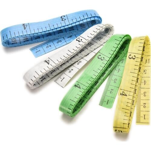2 Pcs/pack 60 Inch 1.5M Body Measuring Ruler Tailor Tape Measure Soft FlatRuler Meter Sewing Measuring Tape