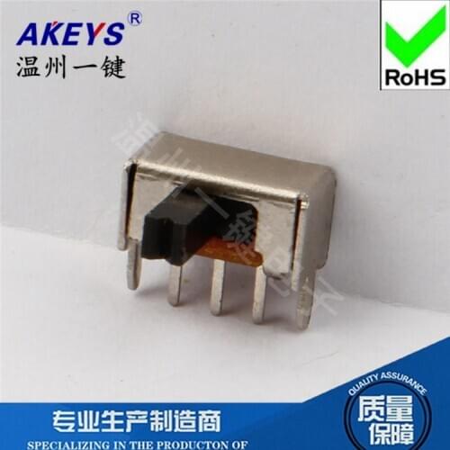 20 Pcs SK-12D02 (1P2T) toggle switch 2 files 2 fixed feet three-legged vertical