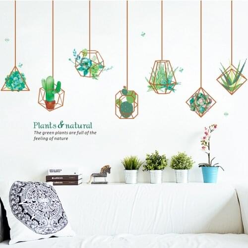Garden plant flower butterfly Wall Stickers Plant Wall Decals for Living Room Bedroom Decoration Home Decor Sticker art