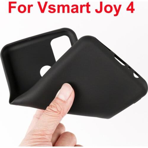 For Vsmart Joy 4 Case Silicon Cover Soft TPU Matte Telefon Protector Shell For Vsmart Joy4 NFC Glass Capa Coque Back Cover Case