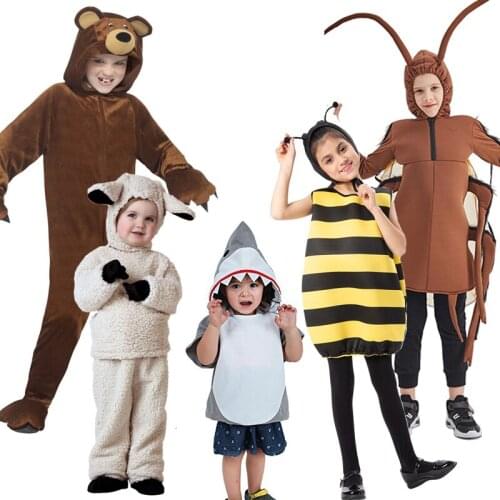 Snailify Group Animal Halloween Costume For Kids Honey Bee Costume Toddler Woolly Sheep Costume Snail Cosplay For Baby