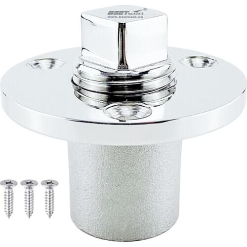 Heavy Duty Boat Garboard Drain Plug 316 Stainless Steel Fit for 1" drain holes