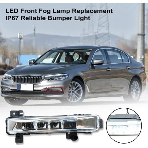 LED Front Fog Lamp Replacement IP67 Reliable Bumper Light Compatible for BMWes 5 Series G38 18