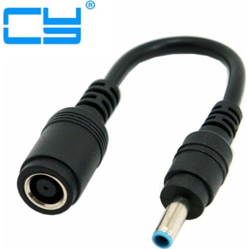 DC 7.9*5.4mm Lenovo Ultra slim DC laptop audio power Jack to HP Dell 4.5*3.0mm Plug adapter connector Cable 20cm For Laptop