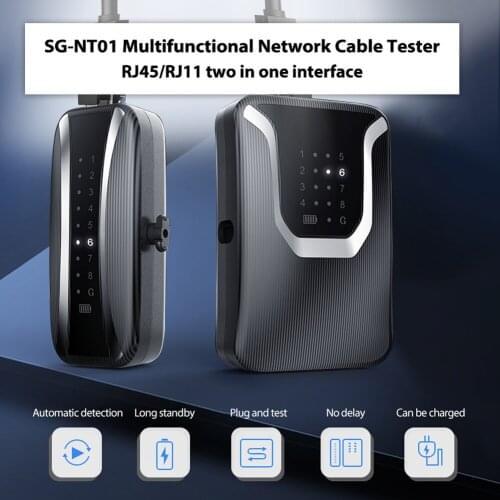 SG-NT01 Multifunctional Network Cable Tester USB Battery Network Line Test Device Plug-and-play Auto Detect Cable Tester
