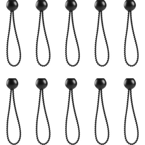 10pcs Tent Bungees Ball Fixing Ropes Canopy Bungee Cords Camping Portable Elastic Rope Loop Strap Tarpaulin Canopy Holder Wire