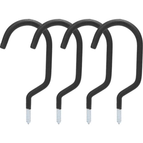 4Pcs Metal Bike Hooks Wall Mounted Storage Holder Garage Bicycle Hanger Hook Bracket Accessories