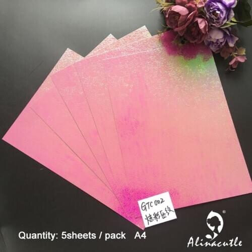 5 sheets Galaxy Glitz Textured Paper Card A4 250gsm Paper Scrapbooking paper pack craft Background paper Alinacraft