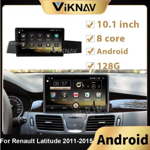 2 Din Android Car radio for Renault latitude 2011 2012 2013 2014 2015 car stereo receiver GPS multimedia player touch screen