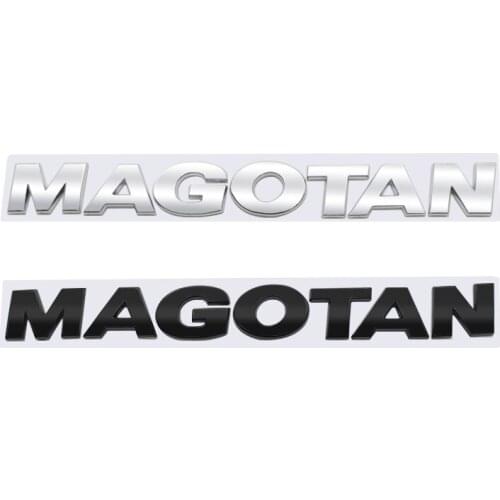 Car ABS Letters Emblem Decoration Rear Trunk stickers For VW Volkswagen Magotan Car styling