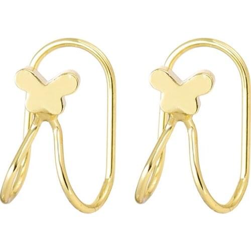 Bettyue Simplicity Style Shiny Geometry Shape Earring For Women Cool Jewelry With Tiny Lovely Butterflies Charming Gift