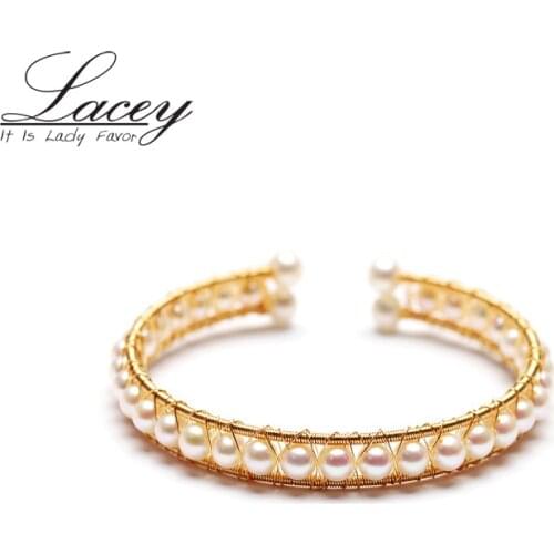 Handmade Real Pearl Bracelet,Natural Freshwater pearl Bracelet for women Fashion beads Jewelry wedding gifts