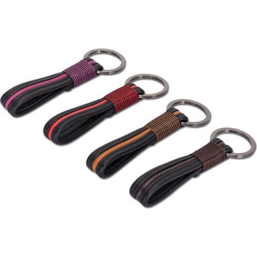 Genuine leather car keychain key ring high quality key chain key holder creative sleutelhanger chaveiro llaveros free shipping