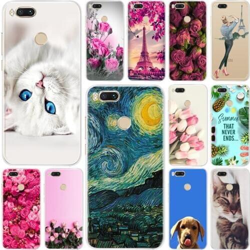 Phone case For Xiaomi Mi 5X Cases Xiaomi Mi A1 Soft Silicone TPU Back Cover For Xiaomi Mi5X MiA1 Mi A1 5X Full Protection Bumper