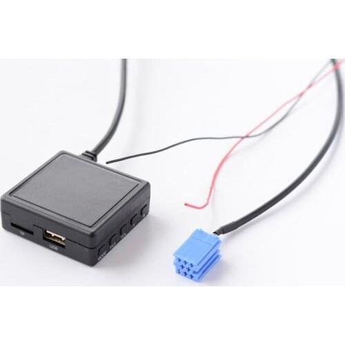 For AUDI Chorus Concert for Blaupunkt For vw Delta Beta For Becker Cable with USB,mic Hands-free Adapter bluetooth Aux Receiver