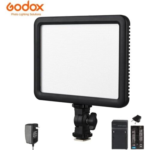Godox LED Light Ultra Slim P120C Studio Continuous 3300K~5600K LED Video Light Lamp Optional Battery AC For Camera DV Camcorder