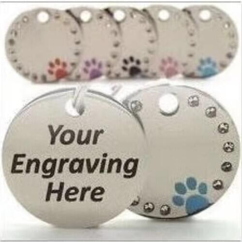 Free Engraving Stainless Steel Pet Id Tag Personalized Id Tag Cat Custom Engravable Dog Tags Collar For Cats With Engraving