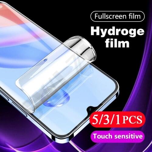 5-1Pcs soft full cover for Honor X10 Max 9x lite 9C 9N play 5 5T Youth 4 4T pro 3 3E 9A hydrogel film Not Glass screen protector