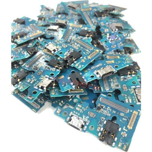 For Samsung Galaxy A51 A515F A71 A715F USB Dock Charging Charger Port Flex Cable Microphone Headphone Audio Jack Plug Board