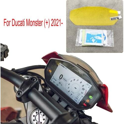 New Cluster Scratch Screen Protection Film Protector Blu-ray high quality For Ducati Monster (+) 2021