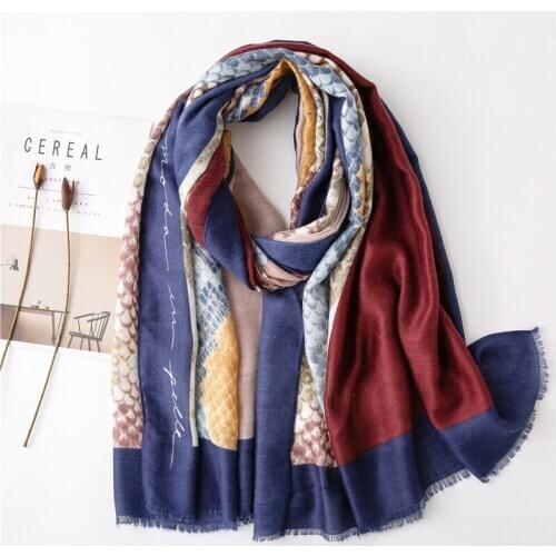 2020 New Cotton Snake Grain Print Fringe Scarves Shawls Long Beach Soft Viscose Leopard Wrap Scarf Hijab Free Shipping