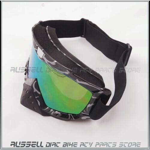 DAY RIDING GLASSES GOGGLES for ATV MOTORCYCLE DIRT BIKE BIKER PADDED