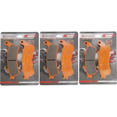 Motorcycle Front Rear Brake Pad Fit Honda VFR800 2006-2011 XL1000 2007-2011 ST1300 2008-2015 Carbon Fiber Race