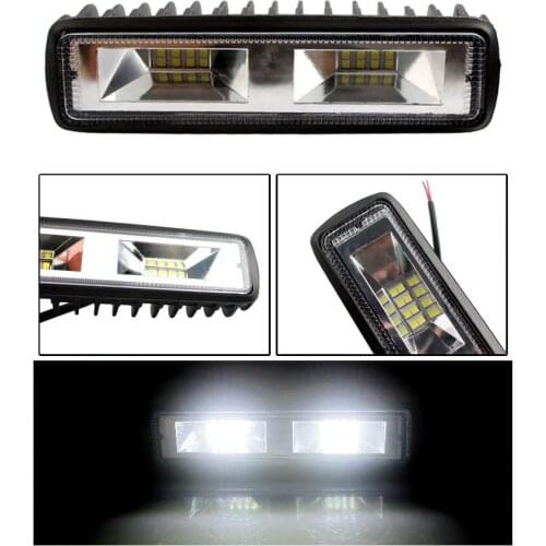 1Pcs 48W 12V 16LED Car Work Light Bar Spot Beam Driving Fog Lamp For SUV Off-Road Car Fog Light Led Fog Lights For Truck