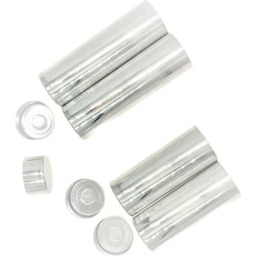 100pcs Dental Aluminium Empty Cartridge Tubes 25mm for Valplast Material