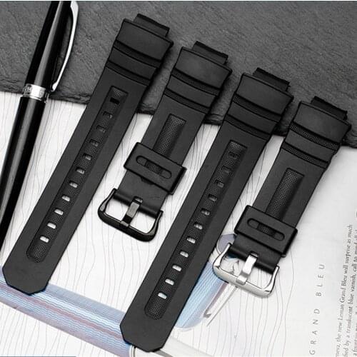 High Grade Rubber Wrist Strap For Casio G-Shock AW-591 590/5230/282B AWG-M100/101 G-7700/7710 Replacement Bracelet Watch Band