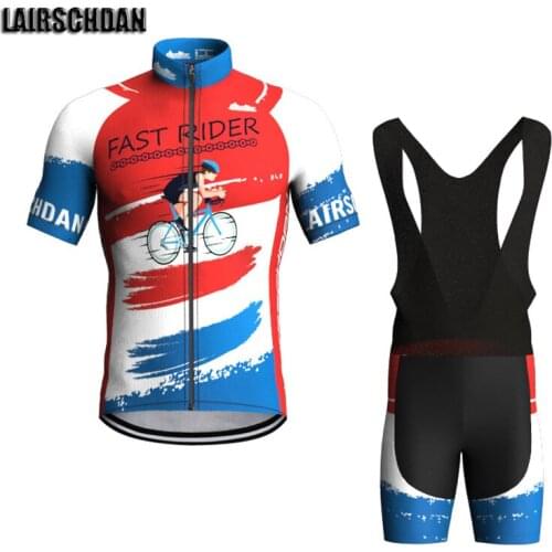 LairschDan Bib Cycling Shorts Bicycle Clothing Man Summer Sport Racing Bike Clothes Cyclist Jersey Set Roupa Ciclista Masculino