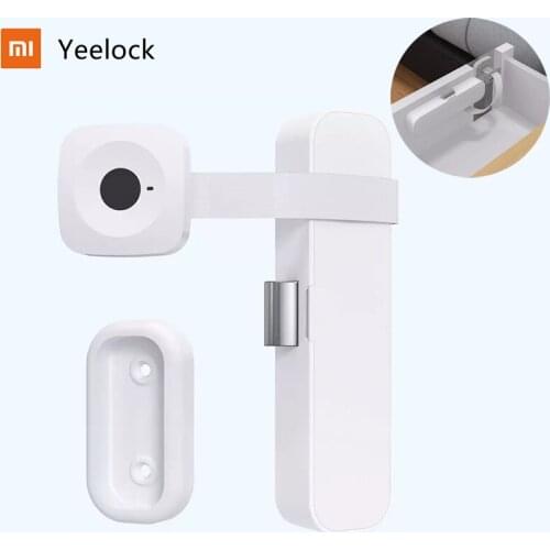 Xiaomi YEELOCK Smart Drawer Cabinet Lock Keyless Unlock Anti-Theft Child Safety File Security door Fingerprint Lock
