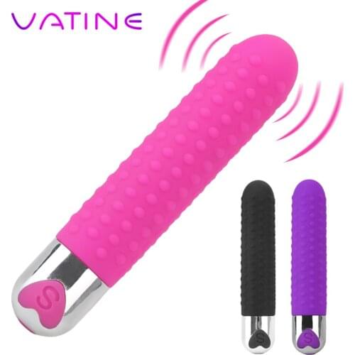 VATINE 10 Frequency Masturbation Erotic Vibrators Sex Toys Powerful Bullet Vibrator Women Clitoral Stimulator Vaginal G Spot