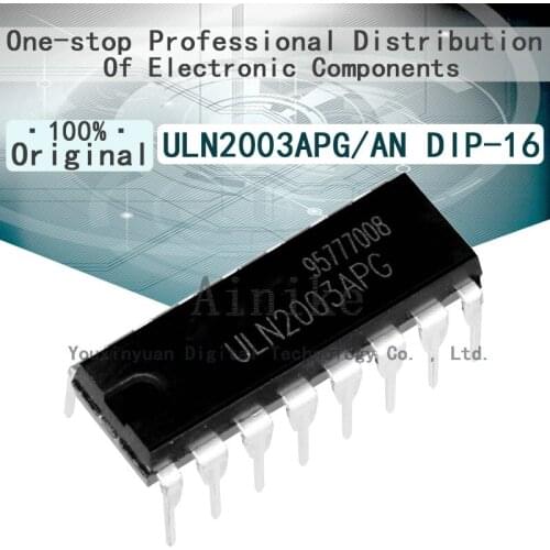 10/Pcs New Original ULN2003APG ULN2003AN DIP-14 Composite transistor IC motor driver chip