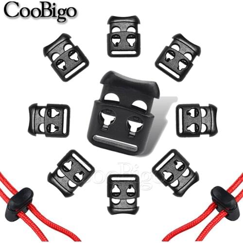 5pcs Elastic Shoe Lace Shoelace Buckle Rope Clamp Cord Lock Stopper Outdoor Run Sports Clips Apparel DIY Accessories