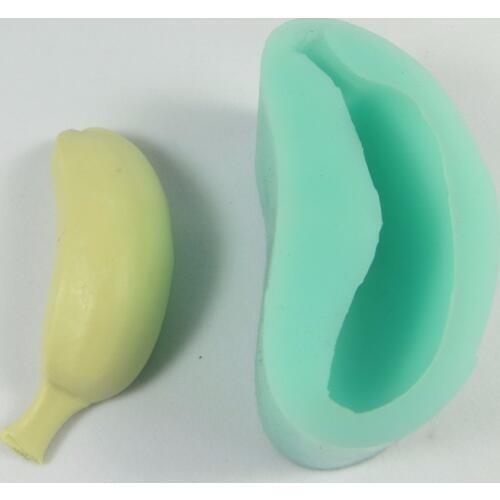 Banana Silicone molds banan soap mold silicone soap molds fruit silica gel die bananas Aroma stone moulds bananas candle mould