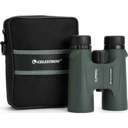 Celestron 10x42 Outland X Binoculars Waterproof & Fogproof Multi-Coated Optics and BaK-4 Prisms Protective Rubber Armoring