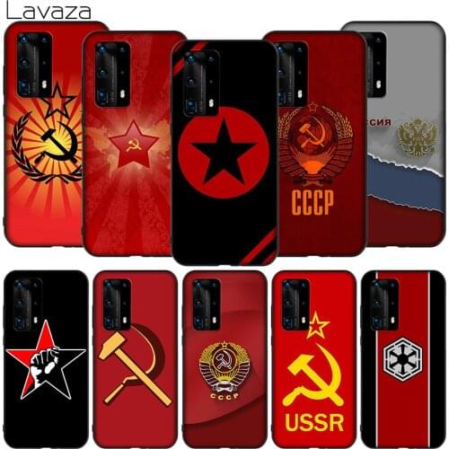 WEBBEDEPP Soviet Union USSR Flag Case for Huawei Mate Nova 2 2i 3 3i 4 5T P9 Y6 Y7 10 20 30 Lite Pro Smart Prime