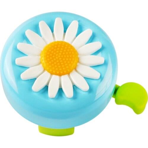 Kids Funny Bicycle Bell Daisy Flower Horns Bike Children Girls Cycling Ring Alarm For Handlebars Alloy Plastics Bell Decor